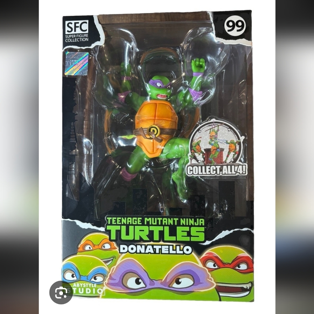 Teenage Mutant Ninja Turtles Donatello Action Figure - Green and Purple